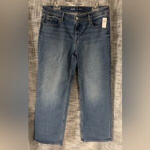 Old Navy Mid-Rise Wide-Leg Jeans Women’s size 14 Tall. Brand New With Tags